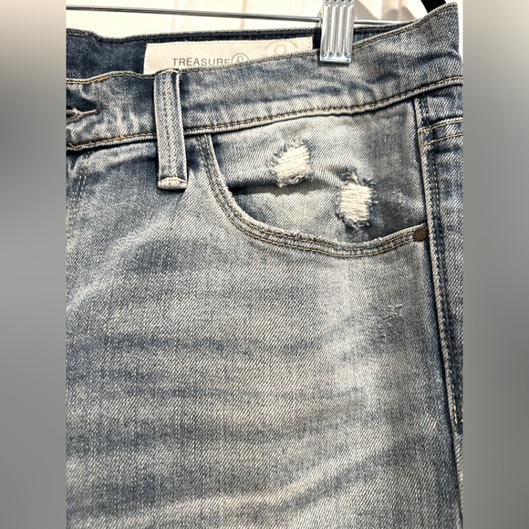 Treasure & Bond Mid-Rise and Skinny Boyfriend Ankle Jeans, Size 29 - Picture 5 of 9